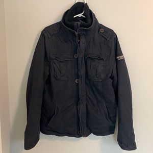 Abercrombie and Fitch Navy Jacket - MD